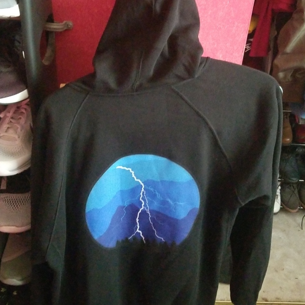 Black hoodie